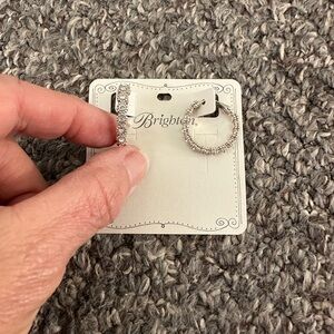NWT Brand new, never worn Brighton Twinkle hoops. So sparkly!